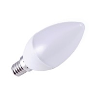 LED žiarovka E14 8W C37 (sviečková)  - studená biela