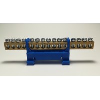 Nulový mostík 15x16mm² - modrý